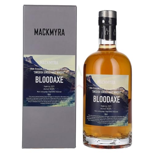 Mackmyra BLOODAXE Rök Svensk Extra Peated Swedish Single Malt Whisky 50,60% 0,50 Liter von Mackmyra Whisky