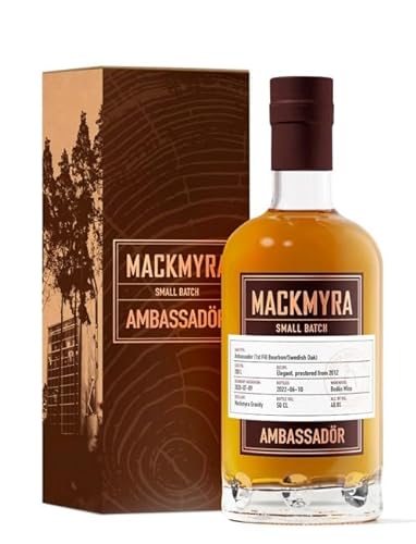 0,5l - Mackmyra - AMBASSADÖR - Small Batch Kollektion - Swedish Single Malt Whisky - 48,8% vol. - Schweden von Mackmyra