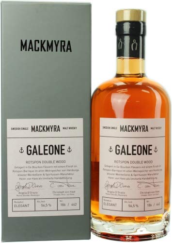 Mackmyra Galeone Swedish Single Malt Whisky 56,5%vol 0,5L von Mackmyra