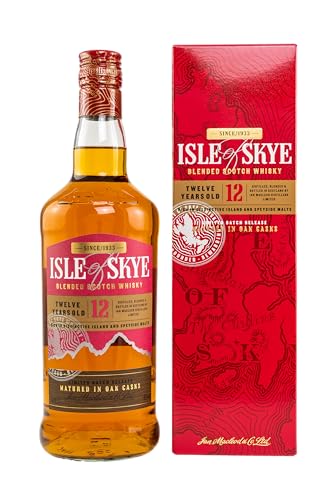 Isle of Skye I 12 Years Old I Blended Scotch Whisky I Noten von Honig, Vanille und Torfrauch I 700 ml I 40% Vol. von Macleod's Isle Of Skye