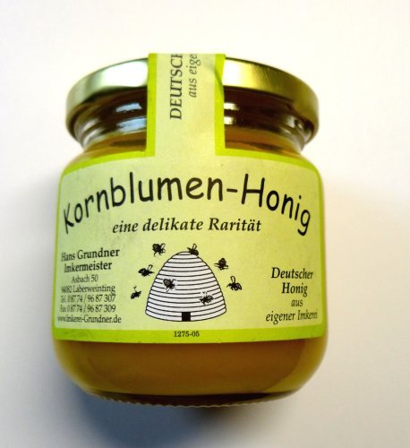 250g Kornblumenhonig - Honig von Madavanilla