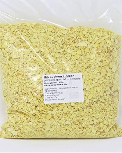 500g Bio Lupinenflocken- DE-ÖKO-005 - Lupinen Flocken von Madavanilla