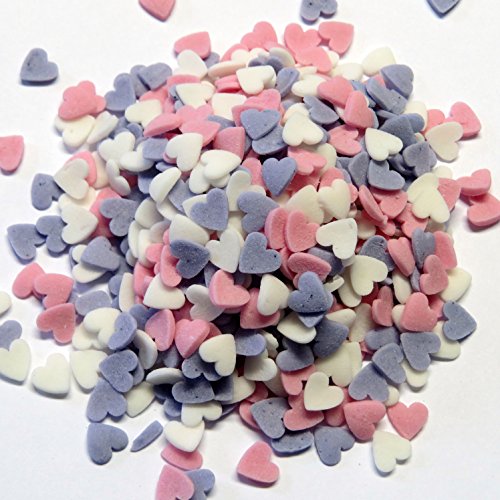 50g Zucker Herzen gemischt - 50g Zucker Herzen gemischt - von Madavanilla