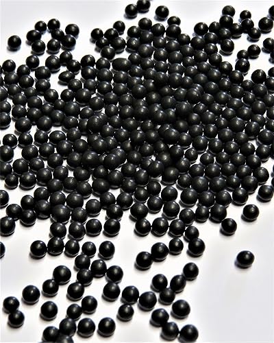 50g Zucker Perlen schwarz 4mm von Madavanilla