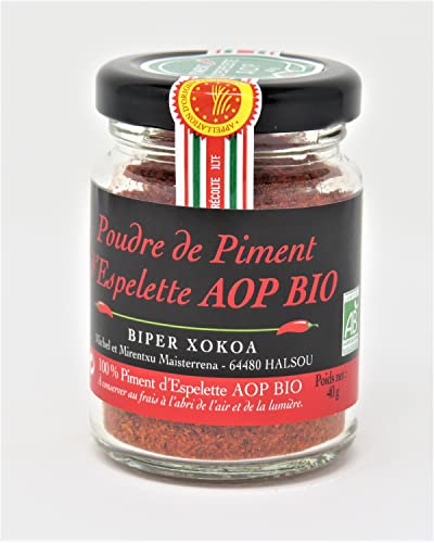 Bio Piment d'Espelette im AROMAGLAS - 40g von Madavanilla