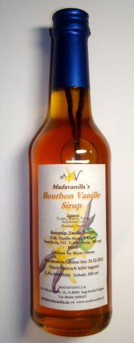 Bourbon Vanillesirup - 350ml - von Madavanilla