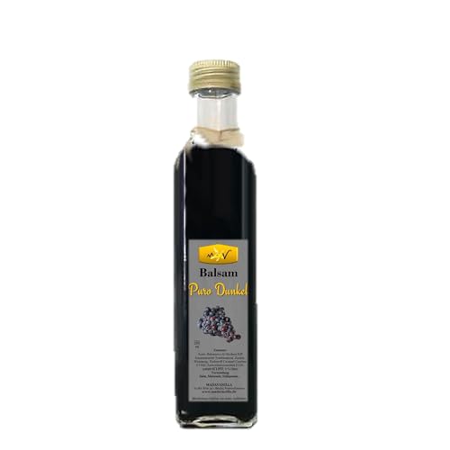 Crema Balsamico Aceto PURO DUNKEL - fast sirupartig konzentriert und sehr mild von Madavanilla