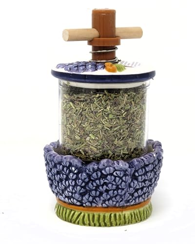 Kräutermühle mit Kräuter der Provence - Lavendel Style 30g Kräuter von Madavanilla