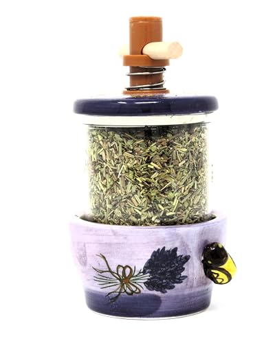 Kräutermühle mit Kräuter der Provence - mit kleiner Biene 30g Kräuter von Madavanilla
