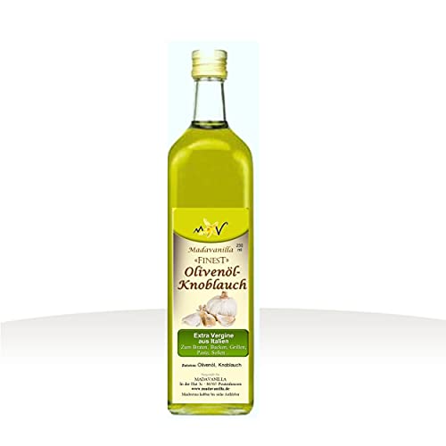 Olivenöl Knoblauch aus Italien extra vergine erste Kaltpressung von Madavanilla