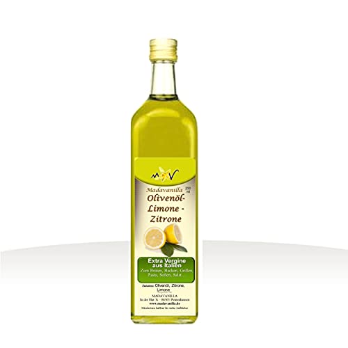 Olivenöl Limone Zitrone aus Italien extra vergine erste Kaltpressung von Madavanilla