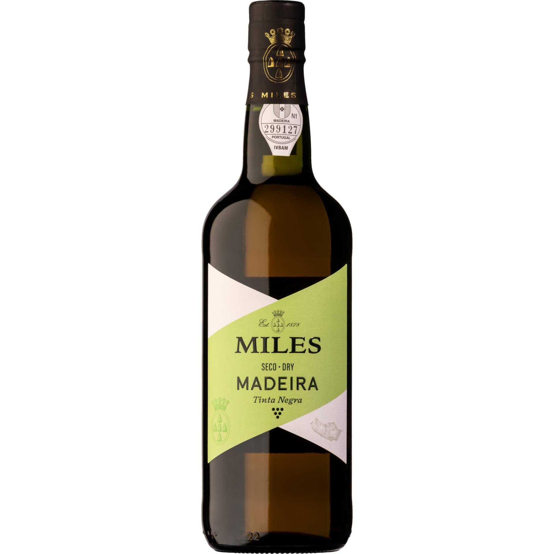 Miles Madeira Finest Dry 3 Years, Madeira DOC, 19 % Vol., 0,75 L, Madeira, Spirituosen von Madeira Wine Company S.A., Funchal, Portugal
