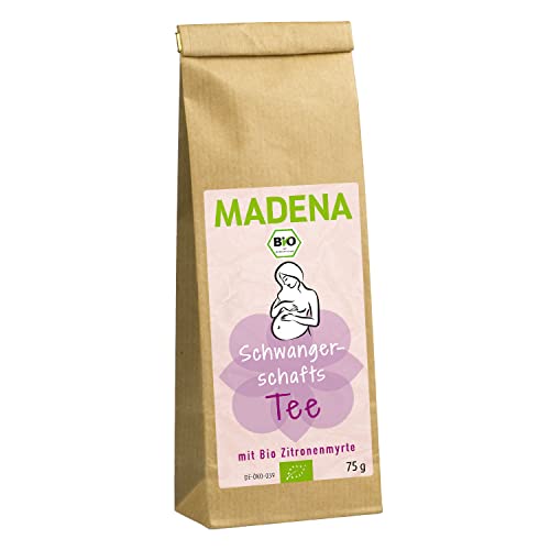 MADENA Bio Schwangerschaftstee - Wohlschmeckender Tee in Apothekenqualität Während der Schwangerschaft - Traditionelle Rezeptur Mit Zitronenmyrte von Madena