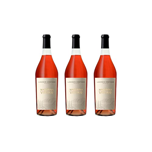 3 Flaschen Madonna delle Vittorie Lagrein Kretzer Rose 0,75l von Madonna delle Vittorie