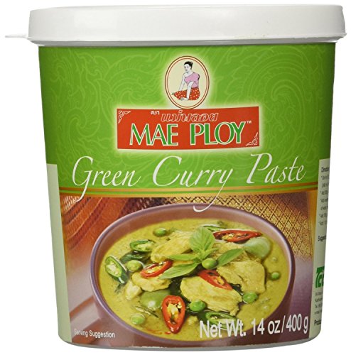 2x Mae Ploy Green Curry Paste 400g - Currywürzpaste grün 2x Mae Ploy Green Curry Paste 400g - Currywürzpaste grün von Mae Ploy
