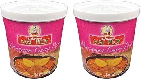 Mae Ploy Massaman Currypaste, 400 gramm (Packung mit 2) von Mae Ploy