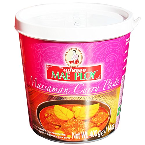 Mae Ploy Massaman Currypaste, authentisches Thai Curry, thailändisch kochen, 400 g von Mae Ploy