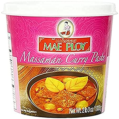 Mae Ploy Massaman Currypaste, authentisches Thai Curry, thailändisch kochen, 1000g von Mae Ploy