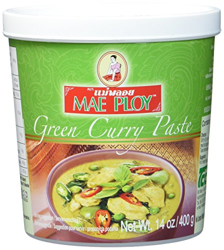 Mae Ploy grüne Currypaste, 4er Pack (4 x 400 g) von Mae Ploy