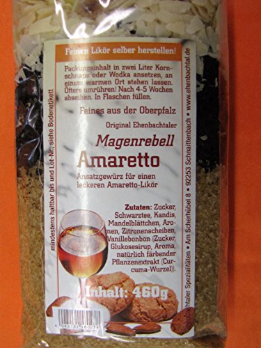 Amaretto Magenrebell Ansatzlikör Ansatzkräutermischung 460 g Amaretto Magenrebell Ansatzlikör Ansatzkräutermischung 460 g von Magenrebell