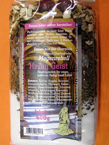 Heilig Geist Magenrebell Ansatzlikör Ansatzkräutermischung 400 g Heilig Geist Magenrebell Ansatzlikör Ansatzkräutermischung 400 g von Magenrebell
