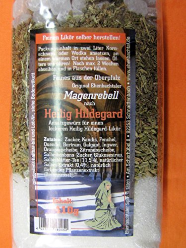 nach Heilig Hildegard Magenrebell Ansatzlikör Ansatzkräutermischung 410 g nach Heilig Hildegard Magenrebell Ansatzlikör Ansatzkräutermischung 410 g von Magenrebell
