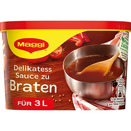 Maggi Delikatess Sauce zu Braten dunkle Sauce zu Fleisch 277g von FOXCUP