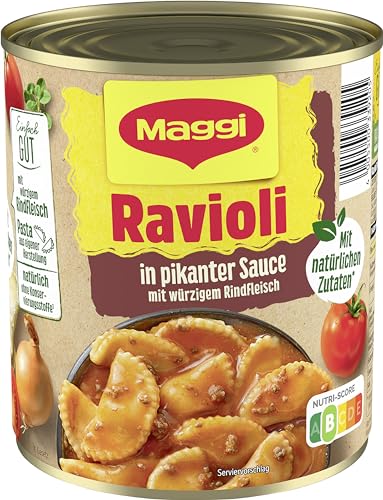 MAGGI Ravioli in pikanter Sauce, 800g MAGGI Ravioli in pikanter Sauce, 800g von Maggi
