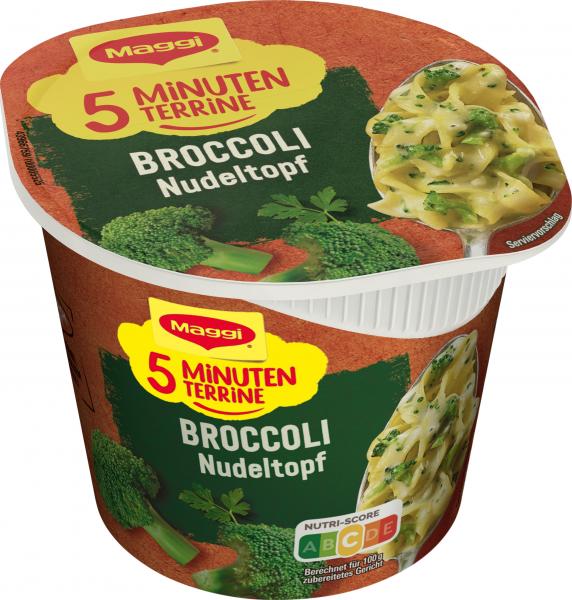 Maggi 5 Minuten Terrine Broccoli Nudeltopf von Maggi