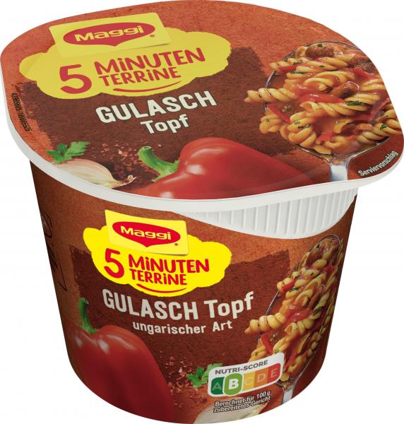 Maggi 5 Minuten Terrine Gulaschtopf ungarischer Art von Maggi