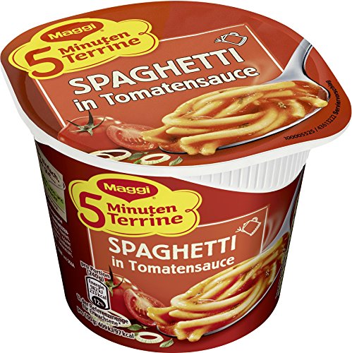 Maggi 5 Minuten Terrine Spaghetti in Tomatensauce Maggi 5 Minuten Terrine Spaghetti in Tomatensauce von Maggi