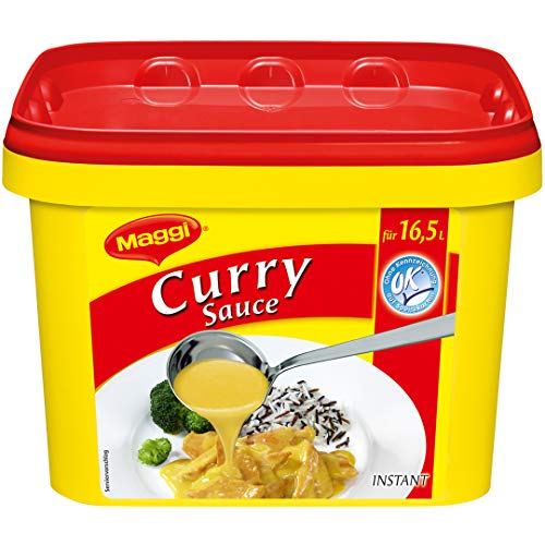 Maggi Curry Sauce, vegetarische Basis für Currysauce zu Fleisch- und Gemüsegerichten, 1er Pack (1 x 2,1kg Profi Box) von Maggi