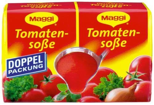 Maggi Delikatess Doppelpack Tomatensoße, 18er Pack (18 x 78 g Karton) von Maggi