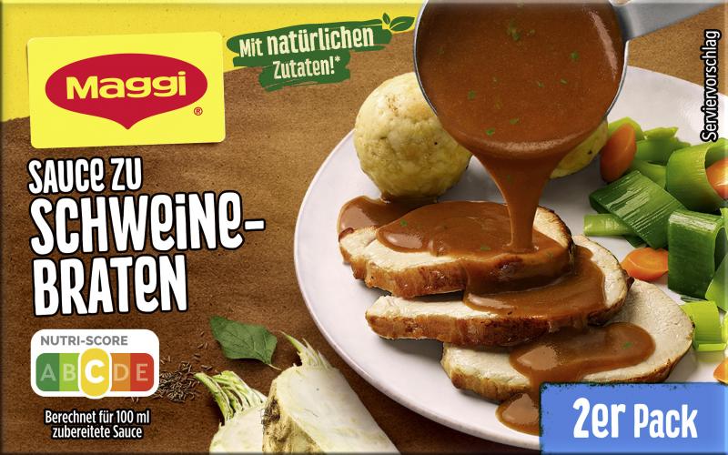 Maggi Sauce zu Schweinebraten von Maggi