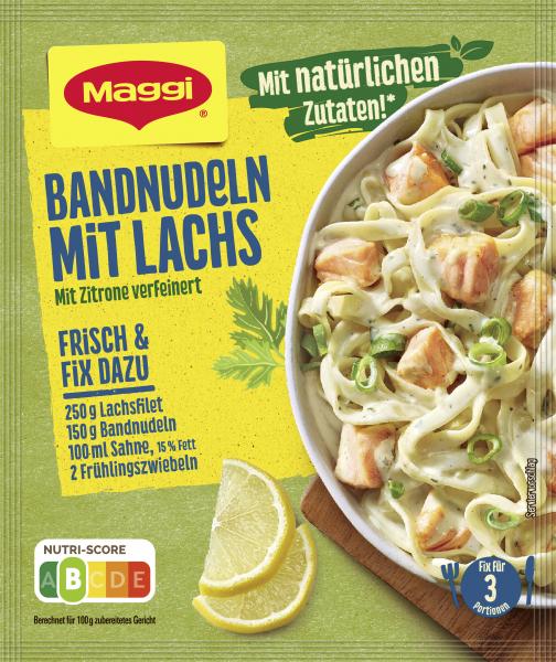 Maggi Fix für Bandnudeln mit Lachs Maggi Fix für Bandnudeln mit Lachs von Maggi