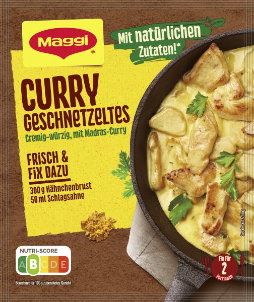 Maggi Fix für Curry Geschnetzeltes von Maggi