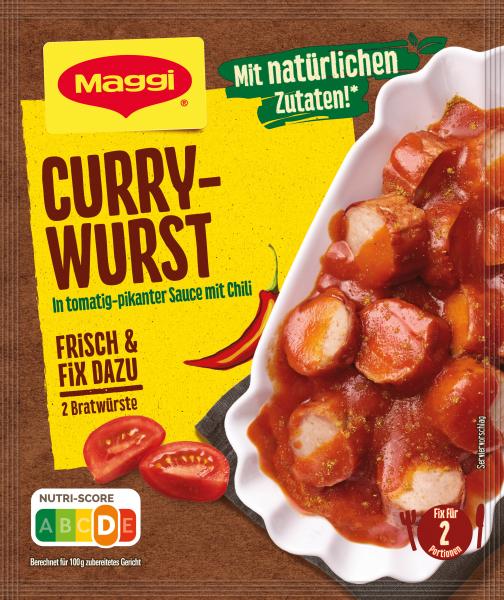 Maggi Fix für Currywurst von Maggi