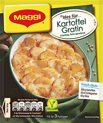 Maggi Fix für Kartoffel Gratin, ergibt 3 Portionen, 35er Pack (35 x 42 g) von Maggi