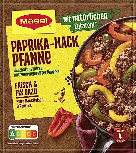 Maggi Fix für Paprika-Hack Pfanne, 42 g Maggi Fix für Paprika-Hack Pfanne, 42 g von Maggi