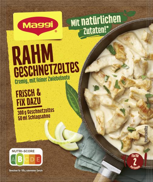 Maggi Fix für Rahm Geschnetzeltes von Maggi