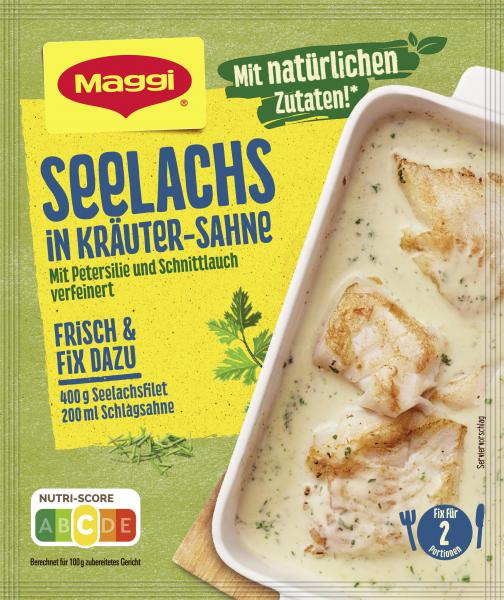 Maggi Fix für Seelachs in Kräuter-Sahne von Maggi