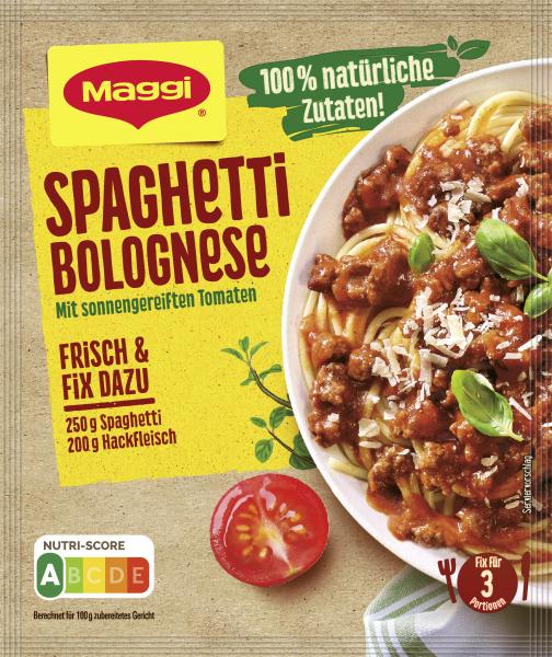Maggi Fix für Spaghetti Bolognese von Maggi