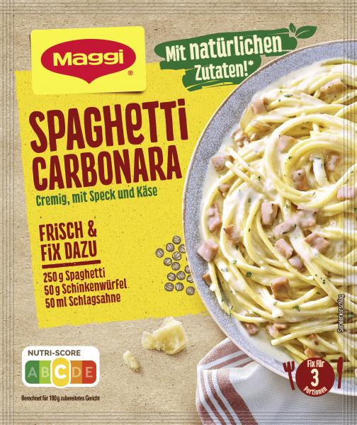Maggi Fix für Spaghetti Carbonara Maggi Fix für Spaghetti Carbonara von Maggi