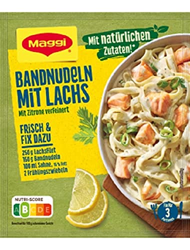 Maggi Fix und Frisch für Bandnudeln mit Lachs, 40g Maggi Fix und Frisch für Bandnudeln mit Lachs, 40g von Maggi