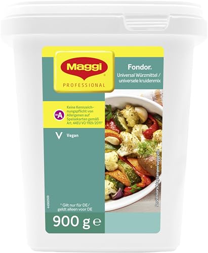 MAGGI Professional Fondor Universal-Würzmittel o.k.A., vegane Würzmischung, 1er Pack (1 x 900g GastroBox) von NESTLE PROFESSIONAL