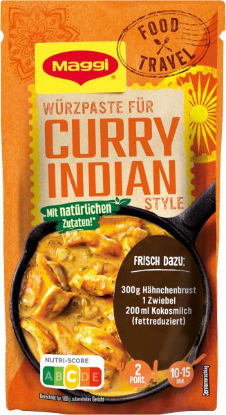 Maggi Food Travel Würzpaste für Curry Indian Style von Maggi