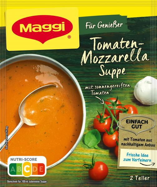 Maggi Für Genießer Tomaten-Mozzarella Suppe von Maggi