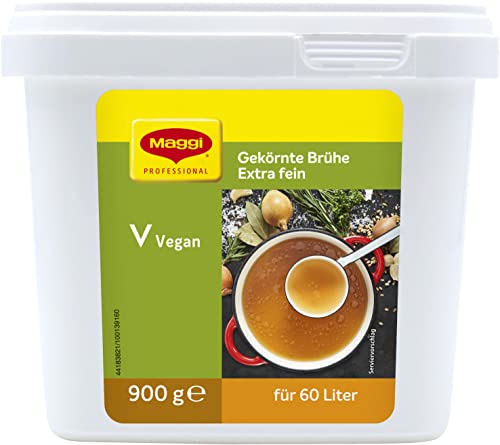 Maggi Gekörnte Brühe Extra fein, würzig, 1er Pack (1 x 900g Gastro Box) von Maggi