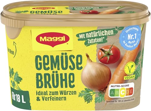 Maggi Gemüse Brühe, Universal-Würzmittel mit natürlichen Zutaten, 1er Pack (1 x 288g) Maggi Gemüse Brühe, Universal-Würzmittel mit natürlichen Zutaten, 1er Pack (1 x 288g) von Maggi