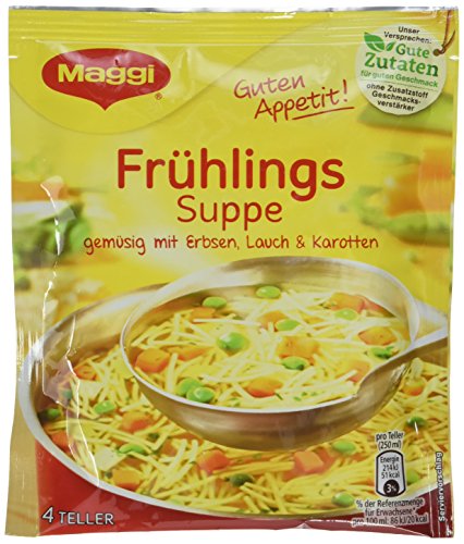 Maggi Guten Appetit Frühling Suppe, 19er Pack (19 x 1000 ml Beutel) von Maggi